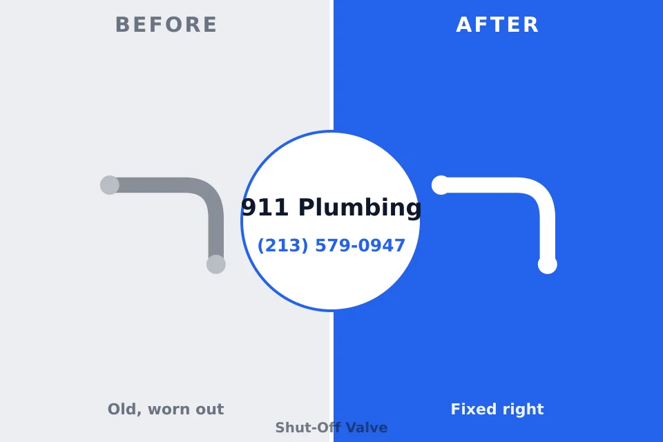 Before and after: plumbing repair Ontonagon, MI